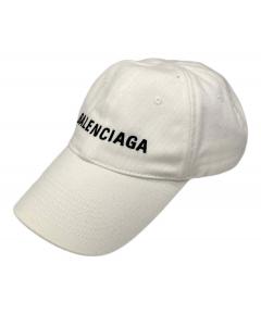 【国内正規品】 BALENCIAGA バレンシアガ ホワイト キャップ 中古・古着通販】BALENCIAGA (バレンシアガ) ロゴキャップ ホワイト