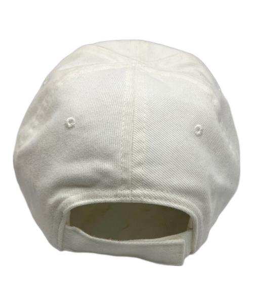 BALENCIAGA（バレンシアガ）BALENCIAGA (バレンシアガ) ベースボールキャップ ホワイト ホワイトの古着・服飾アイテム