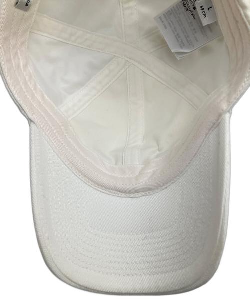 BALENCIAGA（バレンシアガ）BALENCIAGA (バレンシアガ) ベースボールキャップ ホワイト ホワイトの古着・服飾アイテム