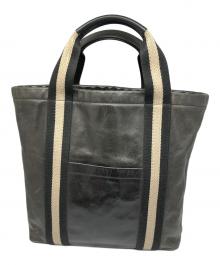 BALLY（バリー）の古着「レザートートバッグ ブラック」｜ブラック