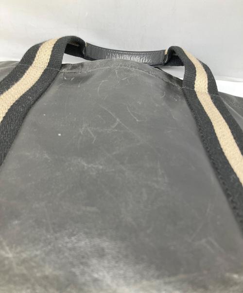 BALLY（バリー）BALLY (バリー) レザートートバッグ ブラック ブラックの古着・服飾アイテム