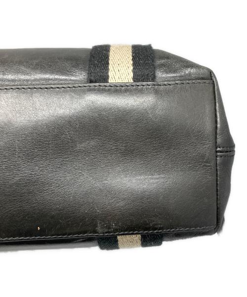 BALLY（バリー）BALLY (バリー) レザートートバッグ ブラック ブラックの古着・服飾アイテム