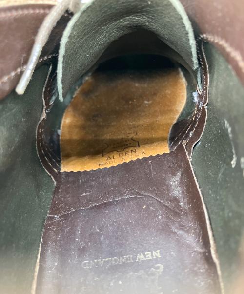 Alden（オールデン）ALDEN (オールデン) アンラインドスエードチャッカブーツ グリーン サイズ:SIZE 7 1/2Dの古着・服飾アイテム