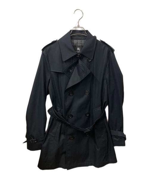 BURBERRY BLACK LABEL（バーバリーブラックレーベル）BURBERRY BLACK LABEL (バーバリーブラックレーベル) トレンチコート ブラック ブラック サイズ:Mの古着・服飾アイテム