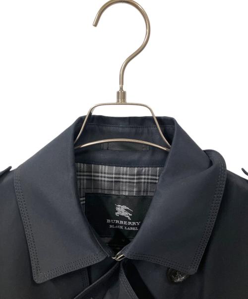 BURBERRY BLACK LABEL（バーバリーブラックレーベル）BURBERRY BLACK LABEL (バーバリーブラックレーベル) トレンチコート ブラック ブラック サイズ:Mの古着・服飾アイテム