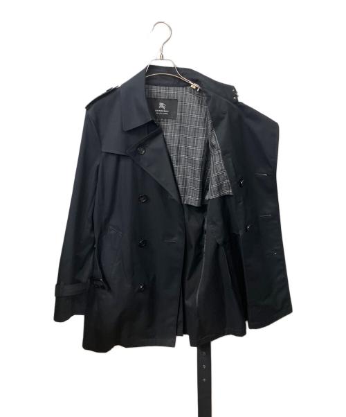 BURBERRY BLACK LABEL（バーバリーブラックレーベル）BURBERRY BLACK LABEL (バーバリーブラックレーベル) トレンチコート ブラック ブラック サイズ:Mの古着・服飾アイテム