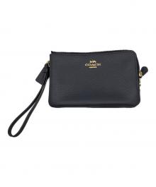 COACH（コーチ）の古着「ペブルドレザー ダブルコーナージップ」