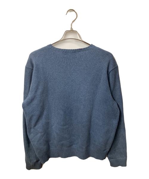 POLO RALPH LAUREN（ポロ・ラルフローレン）POLO RALPH LAUREN (ポロ・ラルフローレン) 薄手ニット ネイビー ネイビー サイズ:Lの古着・服飾アイテム