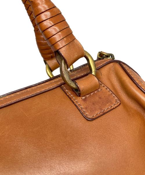 COLE HAAN（コールハーン）COLE HAAN (コールハーン) ミニボストンバッグ ブラウン ブラウンの古着・服飾アイテム