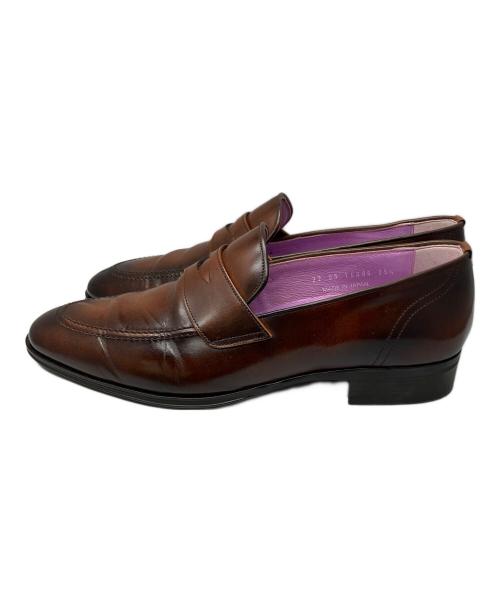 鞆ゑ（トモエ）鞆ゑ (トモエ) コインローファー ブラウン ブラウン サイズ:25.5の古着・服飾アイテム