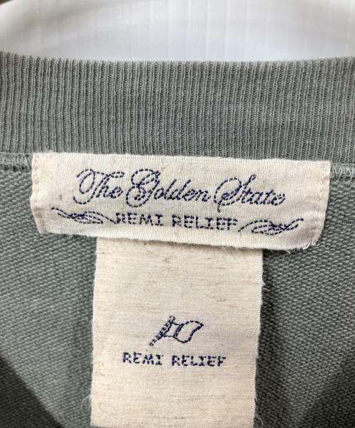 REMI RELIEF（レミレリーフ）REMI RELIEF (レミレリーフ) スウェット グレー グレー サイズ:Mの古着・服飾アイテム