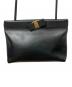 Salvatore Ferragamo (サルヴァトーレ フェラガモ) レザーショルダーバッグ ブラック ブラック：12000円