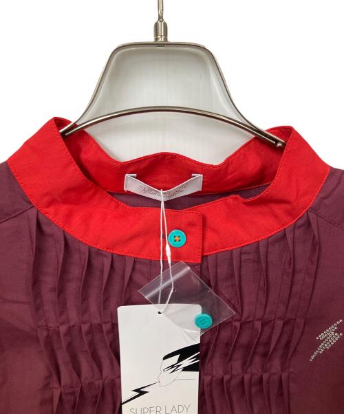 SUPER LADY（スーパーレディ）SUPER LADY (スーパーレディ) 長袖ワンピース マルチカラー サイズ:XL 未使用品の古着・服飾アイテム