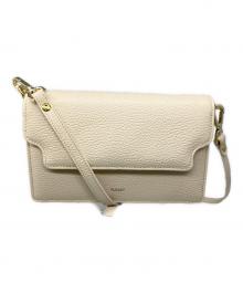 russet（ラシット）の古着「レザーミニショルダーバッグ」｜ベージュ