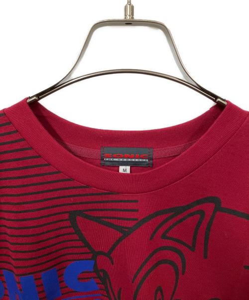 SONIC（ソニック）SONIC (ソニック) 半袖カットソー レッド サイズ:M 未使用品の古着・服飾アイテム