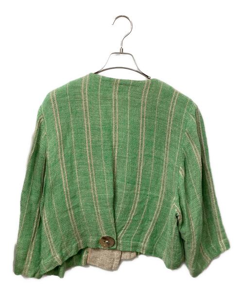 mothwurf（モスワーフ）mothwurf (モスワーフ) 半袖ブラウス グリーン サイズ:40の古着・服飾アイテム