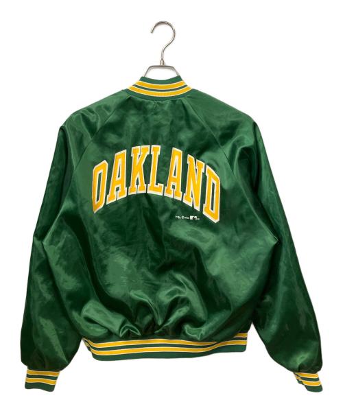 Chalk Line（チョークライン）Chalk Line (チョークライン) MLB (エムエルビー) コーチジャケット グリーン サイズ:Lの古着・服飾アイテム