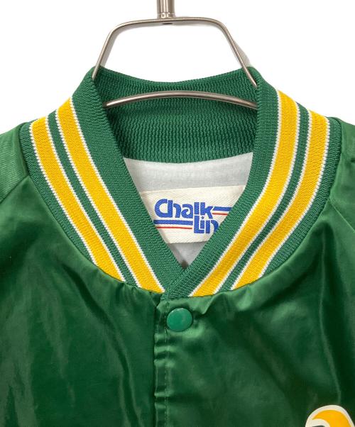 Chalk Line（チョークライン）Chalk Line (チョークライン) MLB (エムエルビー) コーチジャケット グリーン サイズ:Lの古着・服飾アイテム