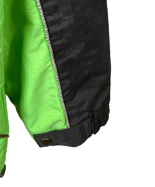 kawasaki（カワサキ）kawasaki (カワサキ) モータースポーツジャケット ブラック×グリーン サイズ:Mの古着・服飾アイテム