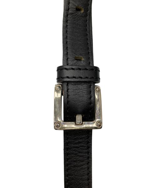 LOEWE（ロエベ）LOEWE (ロエベ) アナグラムショルダーバッグ ベージュ×ブラック ベージュ×ブラックの古着・服飾アイテム