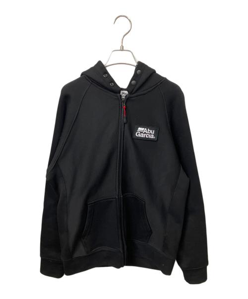 Abu Garcia（アブガルシア）Abu Garcia (アブガルシア) ヘビースウェットフーディ ブラック サイズ:Lの古着・服飾アイテム