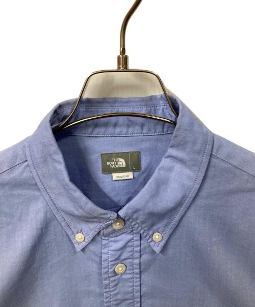 THE NORTH FACE（ザ ノース フェイス）THE NORTH FACE (ザ ノース フェイス) L/S Him Ridge Shirt ブルー サイズ:Lの古着・服飾アイテム