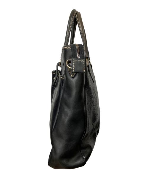 STEFANO BARNEYS NEWYORK（ステファノ・バーニーズ・ニューヨーク）STEFANO BARNEYS NEWYORK (ステファノ・バーニーズ・ニューヨーク) 2wayレザーバッグ ブラック ブラックの古着・服飾アイテム