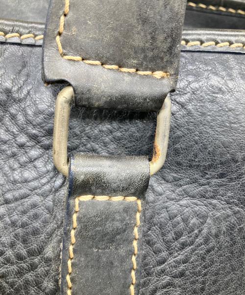 STEFANO BARNEYS NEWYORK（ステファノ・バーニーズ・ニューヨーク）STEFANO BARNEYS NEWYORK (ステファノ・バーニーズ・ニューヨーク) 2wayレザーバッグ ブラック ブラックの古着・服飾アイテム