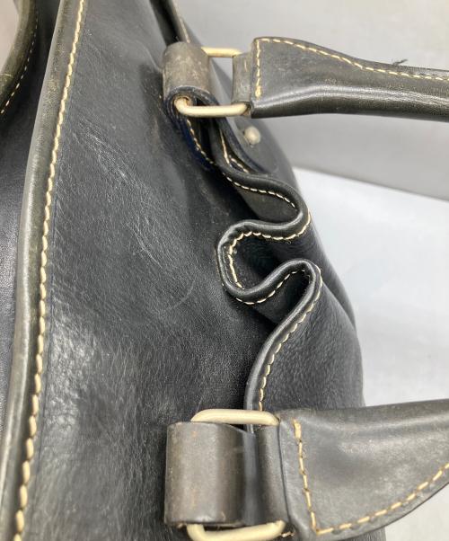 STEFANO BARNEYS NEWYORK（ステファノ・バーニーズ・ニューヨーク）STEFANO BARNEYS NEWYORK (ステファノ・バーニーズ・ニューヨーク) 2wayレザーバッグ ブラック ブラックの古着・服飾アイテム
