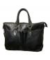 STEFANO BARNEYS NEWYORK（ステファノ・バーニーズ・ニューヨーク）の古着「2wayレザーバッグ ブラック」｜ブラック