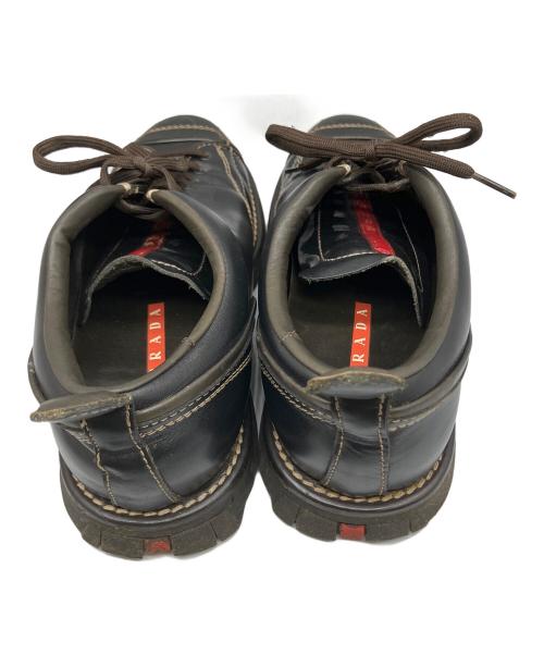 PRADA SPORTS（プラダスポーツ）PRADA SPORTS (プラダスポーツ) レザーシューズ ブラック ブラック サイズ:6.5の古着・服飾アイテム