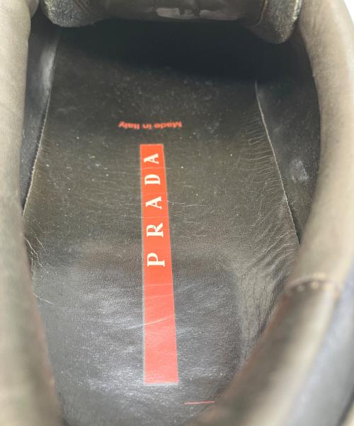 PRADA SPORTS（プラダスポーツ）PRADA SPORTS (プラダスポーツ) レザーシューズ ブラック ブラック サイズ:6.5の古着・服飾アイテム
