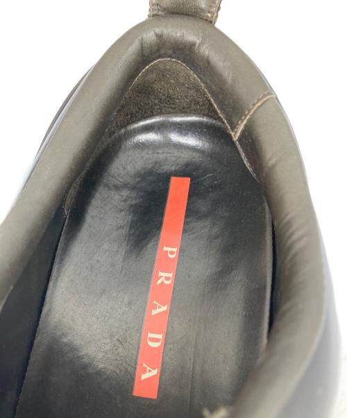 PRADA SPORTS（プラダスポーツ）PRADA SPORTS (プラダスポーツ) レザーシューズ ブラック ブラック サイズ:6.5の古着・服飾アイテム