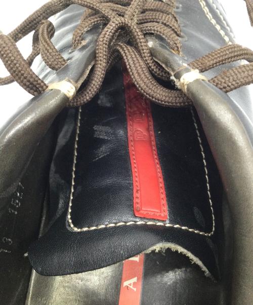 PRADA SPORTS（プラダスポーツ）PRADA SPORTS (プラダスポーツ) レザーシューズ ブラック ブラック サイズ:6.5の古着・服飾アイテム