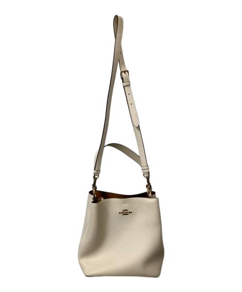 COACH（コーチ）COACH (コーチ) 2WAYショルダーバッグ ホワイト ホワイトの古着・服飾アイテム