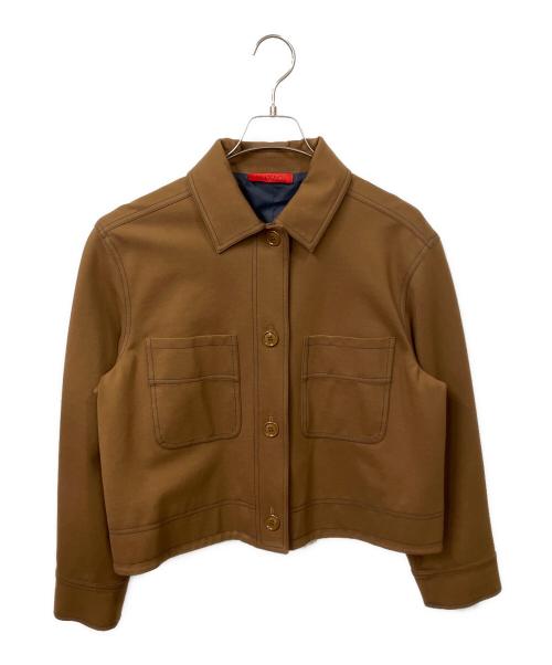 MAX&Co.（マックスアンドコー）MAX&Co. (マックスアンドコー) ジャケット ブラウン サイズ:Sの古着・服飾アイテム