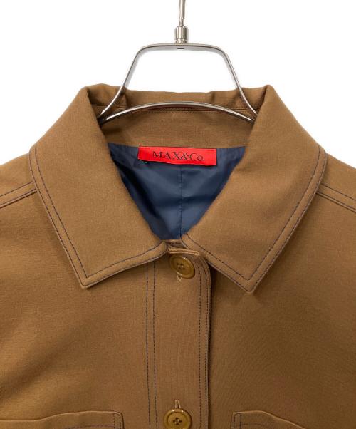 MAX&Co.（マックスアンドコー）MAX&Co. (マックスアンドコー) ジャケット ブラウン サイズ:Sの古着・服飾アイテム