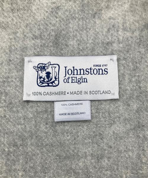 JOHNSTONS OF ELGIN（ジョンストンズ オブ エルガン）JOHNSTONS OF ELGIN (ジョンストンズ オブ エルガン) マフラー グレーの古着・服飾アイテム