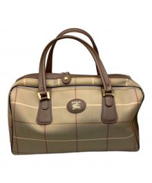 Burberry's（バーバリー）の古着「ボストンバッグ　チェック」｜ブラウン