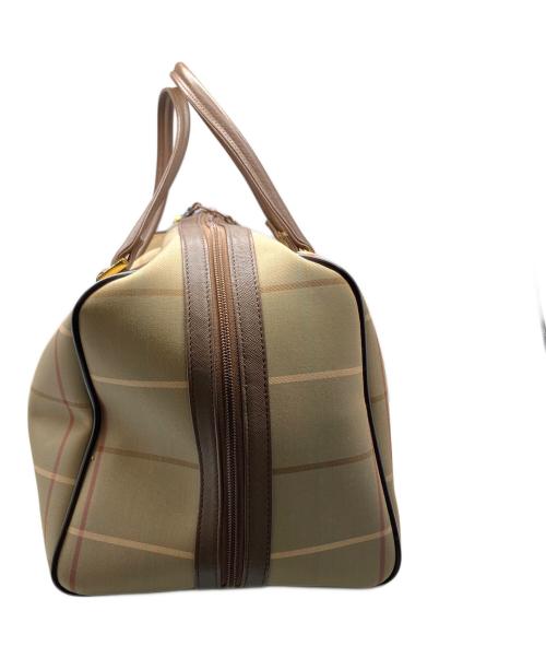 Burberry's（バーバリー）Burberry's (バーバリー) ボストンバッグ　チェック ブラウンの古着・服飾アイテム