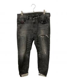DIESEL（ディーゼル）の古着「デニムパンツ D-VIDER-T」｜ブラック