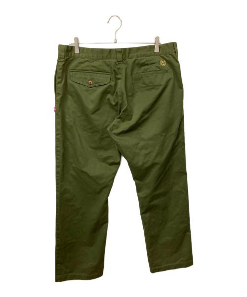 stussy（ステューシー）stussy (ステューシー) チノパン グリーン グリーン サイズ:38の古着・服飾アイテム