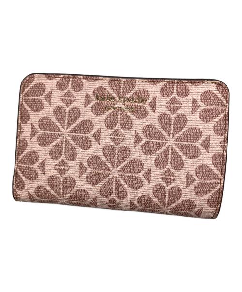 Kate Spade（ケイトスペード）Kate Spade (ケイトスペード) 2つ折り財布 ピンク ピンクの古着・服飾アイテム