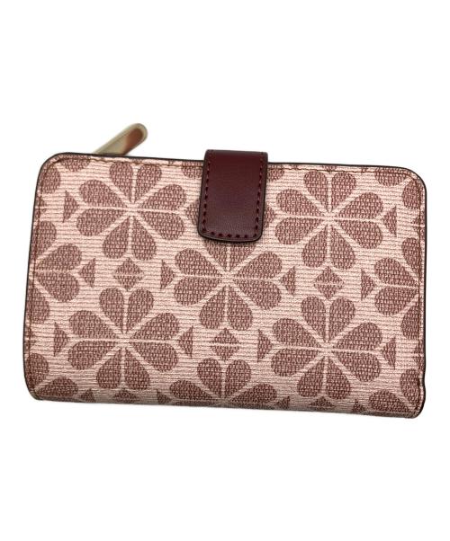 Kate Spade（ケイトスペード）Kate Spade (ケイトスペード) 2つ折り財布 ピンク ピンクの古着・服飾アイテム