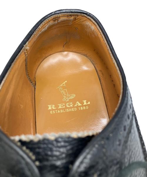 REGAL（リーガル）REGAL (リーガル) ウィングチップシューズ ブラック ブラック サイズ:24.5の古着・服飾アイテム
