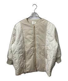 Gready Brilliant（グレディ ブリリアン）の古着「中綿ジャケット アイボリー」｜アイボリー