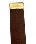中古・古着 Hoaw (ハァウ) レザーベルト　ブラウン ブラウン サイズ:Free 未使用品：7000円