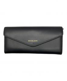 MICHAEL KORS（マイケル・コース）の古着「長財布 ブラック」｜ブラック
