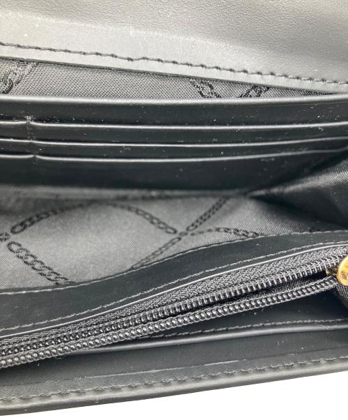 MICHAEL KORS（マイケル・コース）MICHAEL KORS (マイケル・コース) 長財布 ブラック ブラックの古着・服飾アイテム