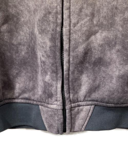 ZIP WAY（ジップウェイ）ZIP WAY (ジップウェイ) OFFICIAL NBA LICENSED コラボジップパーカー グレー ブラック サイズ:XLの古着・服飾アイテム